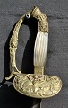 French cord, approx. 1870. Without sheath. L.: 91 cm. Handle in mother-of-pearl. Handle in brass ...