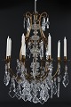 Baroque style crystal chandelier Large antique bow shaped 8-armed chandelier made in the ...