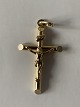 Gold cross 14 carat gold, stamped 585 BEE, beautiful pendant.