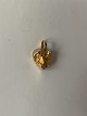 Gold heart pendant in 14 carat gold, Stamp 585 LAPPONIA