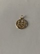 Beautiful 
pendant in 14 
carat gold, 
motif of the 
zodiac sign 
Gemini. The 
pendant is a 
beautiful ...