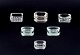 Fåglavik 
Glasbruk 
(1874-1980), 
Sweden.
Six salt 
cellars ...