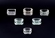 Fåglavik 
Glasbruk 
(1874-1980), 
Sweden.
Six salt 
cellars in 
handcrafted 
clear glass. 
Private ...