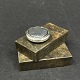 Diameter 3 cm.
Stamped 830S 
for silver.
The box is 
hammered at the 
top and with a 
pearl ...