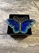 Brooch Butterfly in enamel, sterling 925 sB 4.5 L 2.5 cm