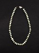 Pearl chain 45 cm. with heart-shaped lock of sterling silver item no. 553531