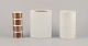 Bjørn Wiinblad 
(1918-2006) and 
others for 
Rosenthal, 
Germany. Three 
porcelain 
vases.
One with ...