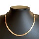 A necklace in 
14k gold.
Clasp with two 
safety catches.
L. 42 cm. W. 5 
mm.
Stamped "VP 
...