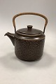 Large Jens Quistgaard Stoneware for Kronjyden / Bing and Grøndahl Azur Umbra Tea 
Pot