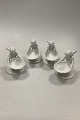 Set of 4 Royal 
Copenhagne 
Putti Bowls / 
Salt Dishes 
from 1850-1880
Measures 
10,7cm x 12,5cm 
/ ...