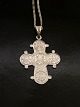 Dagmar cross 
sterling silver 
3.4 x 2.6 cm. 
from B Hertz 
Copenhagen and 
chain 39 cm. 
subject no. ...