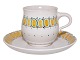 Bjorn Wiinblad in cooperation with Gutte Eriksen art pottery yellow coffee cup made at ...
