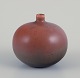 Carl Harry 
Stålhane 
(1920-1990) for 
Rörstrand, 
Sweden. Vase 
with a round 
shape and a 
small neck. ...