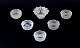 Fåglavik 
Glasbruk 
(1874-1980), 
Sweden.
Six salt 
cellars ...