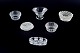 Fåglavik 
Glasbruk 
(1874-1980), 
Sweden.
Six salt 
cellars in 
clear handmade 
glass.
Private ...