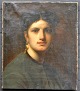 Danish artist 
(19th century): 
Female 
portrait. Oil 
on canvas. 
Unsigned. 51 x 
43 cm.
Verso ...