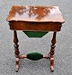 Danish mahogany 
sewing table, 
19th century. 
With pull-out 
drawer, under 
which several 
small ...