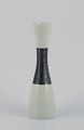 Carl Harry 
Stålhane for 
Rörstrand. 
"Bahia" ceramic 
vase. 
Modernist 
design. Gray 
and black ...