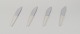 Henning Koppel 
for Georg 
Jensen. A set 
of four Caravel 
dinner knives 
in sterling 
silver with ...