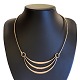 Bent Gabrielsen 
for Hans 
Hansen; Danish 
design necklace
made of 14 k 
gold.
Stamped "Hans 
...