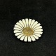 Diameter 4.3 
cm.
Stamped VB for 
Volmer Bahner, 
Sterling, 
Denmark.
The brooch is 
in fine ...