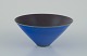 Berndt Friberg 
(1899-1981) for 
Gustavsberg. 
Unique ceramic 
bowl.
Hare's fur 
glaze in blue 
and ...