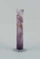 Émile Gallé 
(1846-1904), 
France.
Early and rare 
vase in art 
glass executed 
in purple and 
clear ...