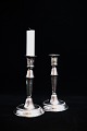 A pair of fine old Svend Toxsværd silver candlesticks with a pearl edge. Stamped SvT 830S. ...