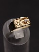 14 carat gold 
ring with 
zircon size 58 
from goldsmith 
Jens Aagaard 
Svendborg item 
no. 554601