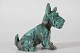 Michael Andersens Keramikfabrik - BornholmScottish terrier decorated with turquoise luster ...