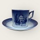 Royal 
Copenhagen, 
Christmas cup, 
1979, "The 
Christmas tree 
is chosen", 7cm 
high, 6.5cm in 
...