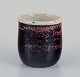 Sylvia 
Leuchovius 
(1915–2003) for 
Rörstrand. 
Ceramic vase 
with dark-toned 
...