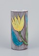 Mari Simmulson 
(1911-2000) for 
Upsala Ekeby, 
Sweden. Ceramic 
vase with 
floral motifs. 
Polychrome ...