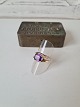 Vintage ring in 
8 kt gold with 
large amethyst 
made by Hermann 
Siersbøl 
Stamped HS - HS 

Ring ...