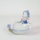 Porcelain figure with a motif of a seated girl in uniform, which can be used as a small bowl no. ...