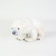 The Bing & Grøndahl porcelain figure of a standing polar bear cub with number 2535 is a ...