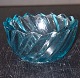 Salt bowl in 
blue glass. In 
good condition. 
Unknown origin
