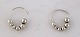 Georg Jensen. 
Earrings with 
grapes in 
sterling (925)