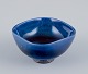 Berndt Friberg 
(1899-1981) for 
Gustavsberg, 
Sweden.
Unique 
miniature 
ceramic bowl 
with blue ...