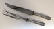 Derby 1. Silver 
cutlery (830). 
Carving set. 
Length 29.5 cm. 
Produced 1941.