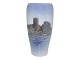 Royal Copenhagen vase with Koldinghus Castle.The factory mark tells, that this was produced ...