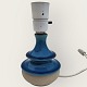 Kähler 
ceramics, Table 
lamp, Blue 
glaze, No. 621- 
13, 19.5cm 
high(incl. 
socket), 11cm 
in ...