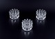 Sven Palmqvist 
for Orrefors, 
Sweden. Three 
art glass ...