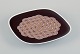 Natale Sapone for Rosenthal, Germany.
Large square porcelain platter with a geometric pattern.