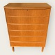 Large chest of 
drawers in 
light oak 
veneer. Danish 
modern from the 
1960s. A few 
small damages 
on ...