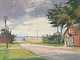 Christian 
Pedersen (Jens 
Kristian 
Marinus 
Pedersen 
1908-1982) 
motif from 
Asnæs, 
Odsherred. Oil 
...