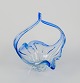 Val St. 
Lambert. Large 
blown glass 
bowl. Blue and 
clear glass.
Mid-20th 
century.
Label.
In ...