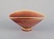 Berndt Friberg 
(1899-1981) for 
Gustavsberg 
Studiohand. 
Unique ceramic 
bowl in light 
brown hares ...