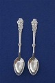 Tang or Seaweed Danish silver flatware, pair of tea spoons or child's spoons 15.2cm from year 1913