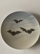 Fine and rare 
plate from 
Royal 
Copenhagen, 
with bat. An 
exciting theme 
that is not 
often seen on 
...